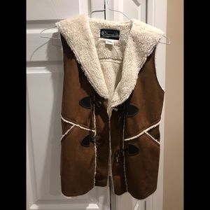 Faux fur vest